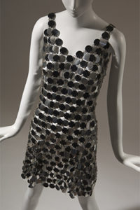 "Chain mail" evening dress by Paco Rabanne (1966)