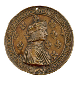 Medal depicting Louis XII of France. Collection: Dr. Stephen K. and Janie Woo Scher