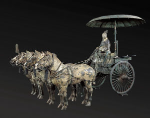 Bronze chariot from the Qin dynasty