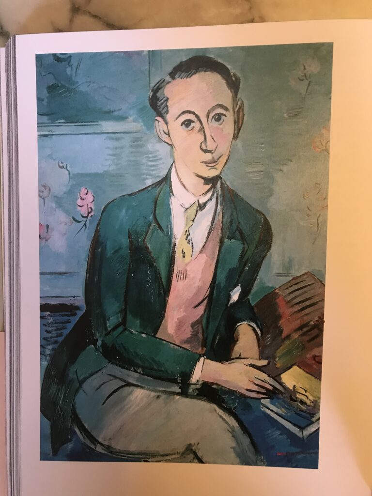 Painting of a young Christian Dior by Paul Strecker